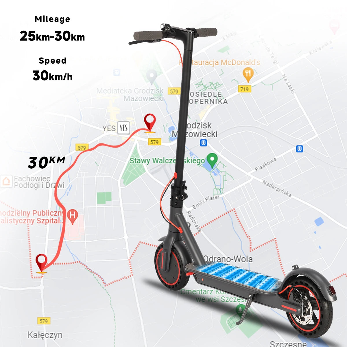 N7PRO 350W Adult Electric Scooter 36V 10.4Ah Escooter Kick Scooter Support APP Lightweight Long Range 30km Scooter EU Warehouse