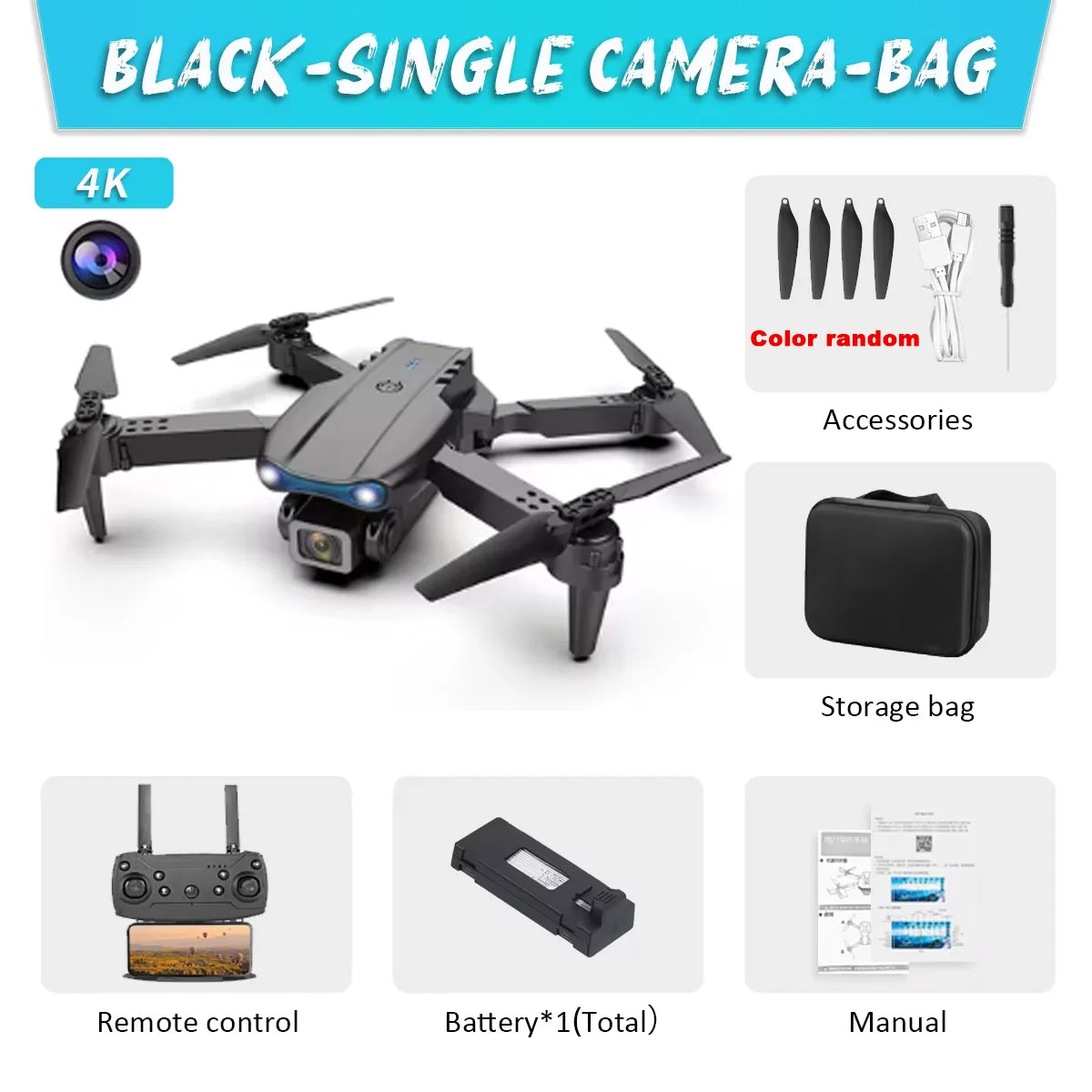 E99 K3 Pro Drone HD Professional 4k drone Dual Camera WIFI fpv  Aircraft Quadcopte Obstacle Avoidance Aerial Photography Drone