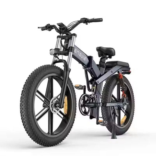 2024 New Hot Sale womens E bike 26-inch X26 road fat tire e bike excellent shock absorption adults electric bicycle EU warehous