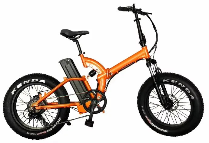 48v 500w 20 inch full suspension fat tire folding electric bicycle / foldable commute ebike / electric commute bike