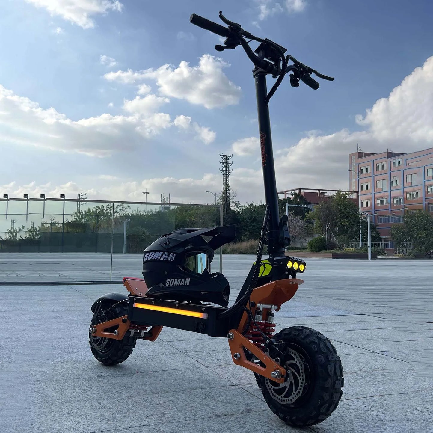 2024 New 6000W 60V 40V Dual Motor Electric Scooter Dual Suspension Shock Absorption Maximum Speed 95km/h 11 inch Off-Road Tyres