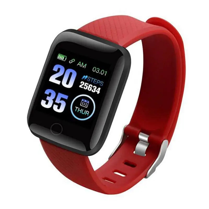 116plus Smart Watch Color Screen Step Counting Multi Sport Mode Message Reminder Photography Music Remote Control Smart Band D20