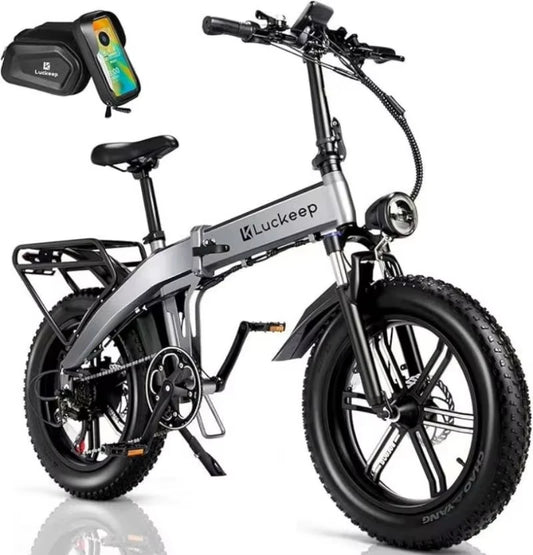 HOT Electric Bike for Adults 1200/1400W Peak, 28MPH 60 Miles,720WH Battery 20x 4.0 Fat Tire Folding Ebikes